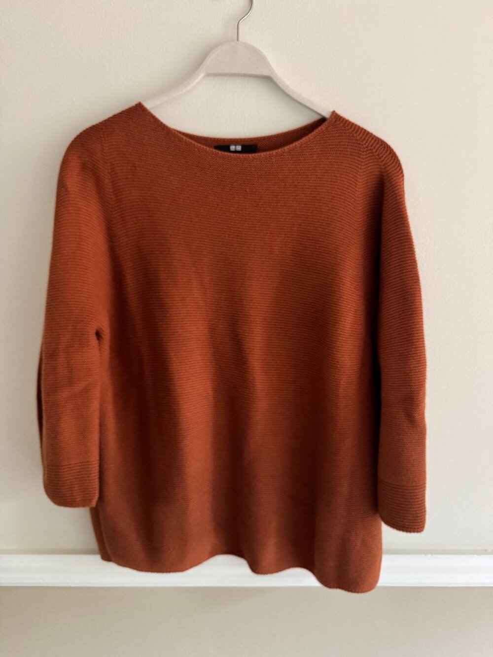 UNIQLO Cotton Boatneck Sweater